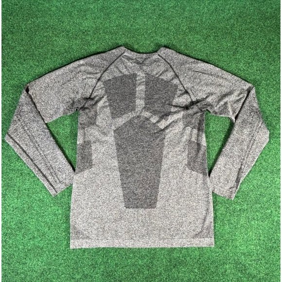 Fera Grey / Black Active‎ Long Sleeve Top Shirt Women's Size S / M - Picture 2 of 5